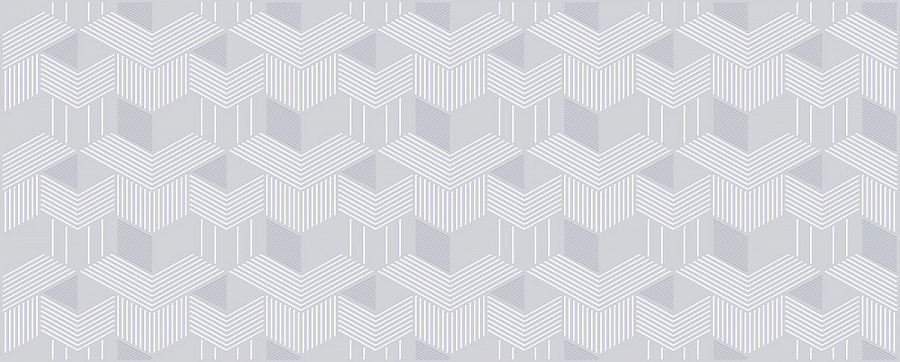 Декор настенный Lounge Mist Geometria 201x505 серый