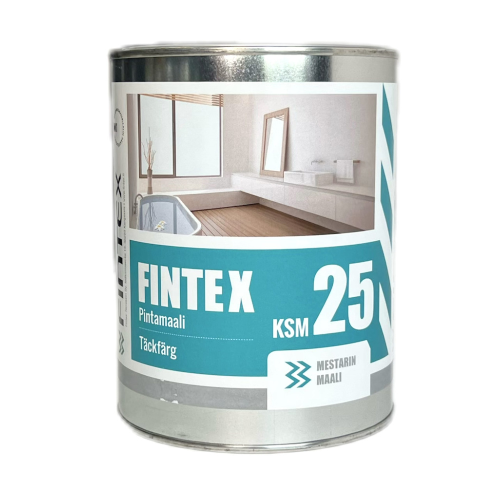 Интерьерная краска для влажных помещений KSM 25 FINTEX (КСМ 25) Финтекс