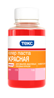 Колер паста УНИВЕРСАЛ №01 красная 0,1л