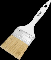Кисть White Edition STANDARD 25х15 мм, светлый смеш. искус. ворс