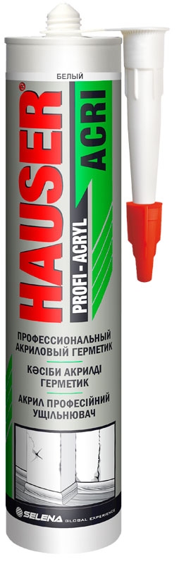 Герметик Акриловый белый ACRI Hauser 260мл