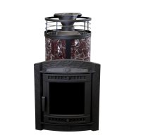 Печь для бани ПроМеталл Атмосфера L Россо Леванто ламель + сетка