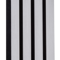 Декоративные рейки МДФ 3D Line Modern L02 Береза черная, 2,75 м