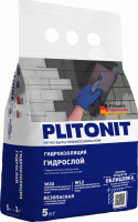 Гидроизоляция Plitonit ГидроСлой(ГидроСтена) на цементной основе, 5 кг