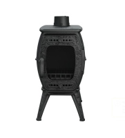 Печь-камин отопительно-варочная ПроМеталл Бахта II черный