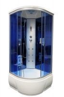 Душевая кабина Aquapulse 3302A blue mirror, 90*90*220 (в/п)