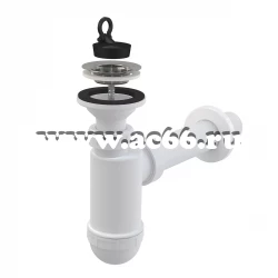 Сифон для умывальника d 40мм, с гофрой ALCAPLAST A41+А710