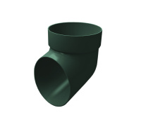 Колено сливное GL Классика 120/90 мм ПВХ (Зеленый)