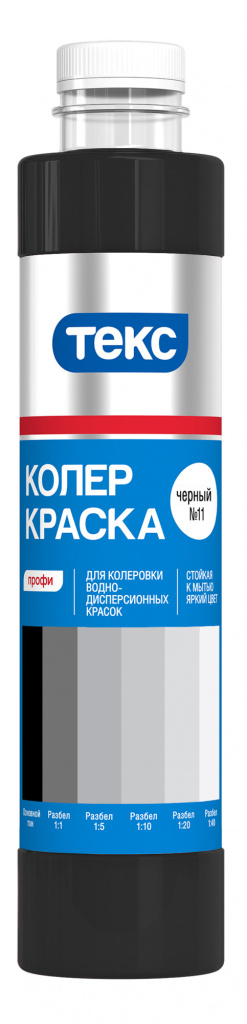 Колер Краска ПРОФИ №11 черная 0,75л