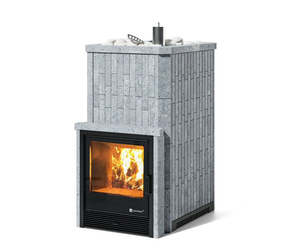 Печь ИзиСтим Южная 22 Premium (талькохлорит) с КТК