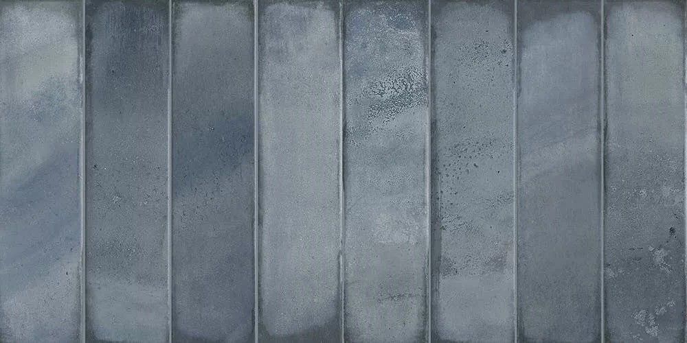 Плитка настенная Кирпичи Синий / Bricks Azul 315x630 синяя 8,3мм