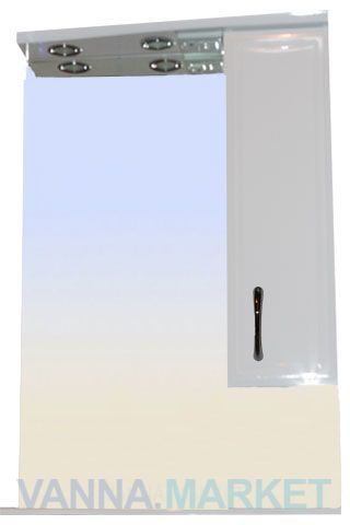 Зеркало-шкаф Стиль Коралл 60 (600x820x160), правый