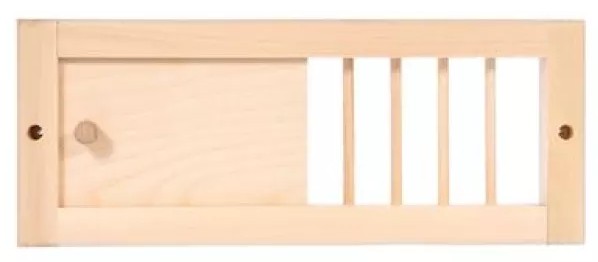 Вентиляционная задвижка 160x410 мм Банный Эксперт