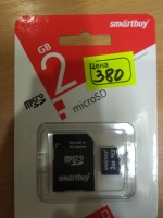 Микро sd  карта памяти 2 ГБ 388507