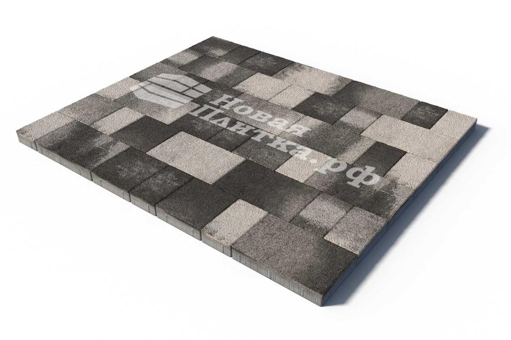 Тротуарная плитка Старый Город А.1.Фсм.4 гранит листопад Старый замок