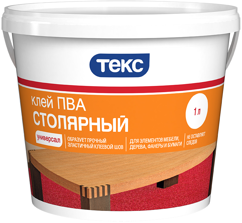 Клей ПВА Столярный Профессиональный Универсал 1л/1кг
