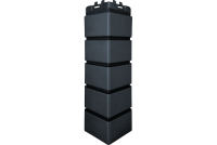 Фасадный угол Grand Line Клинкерный кирпич Design (Графитовый шов RAL 9005)