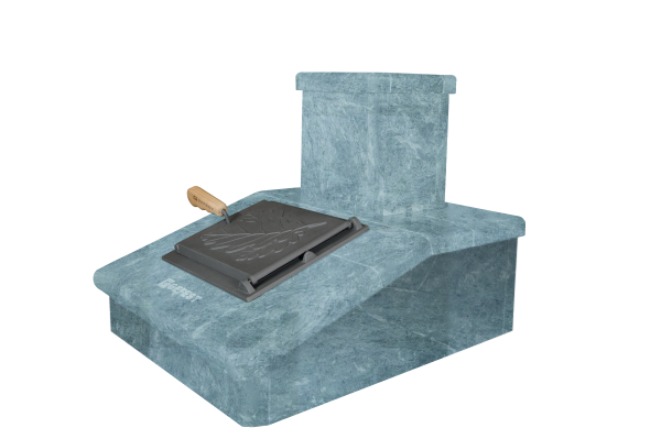 Облицовка на трубу GFS 25 ЗК Президент 130х290 Талькохлорит 1 ярус под шибер