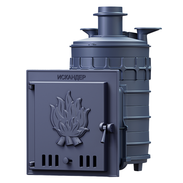 Печь для бани GFS Искандер ЗК 25 чугунная (универсальный печь-комплект)