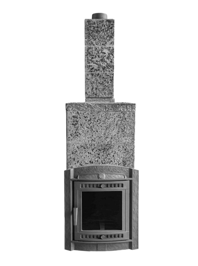 Печь для бани ПроМеталл Атмосфера XL в камне Империя пироксенит Элит (комплект)