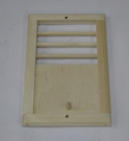 Вентиляционная решетка большая с задвижкой, Банный Эксперт