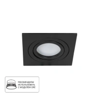 Точечный встраиваемый светильник Arte Lamp TARF A2168PL-1BK