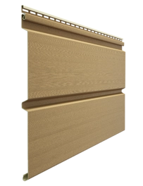 Виниловый сайдинг Брус D6S Docke Premium Дёке  (Карамель)