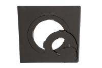 Плита металлическая Казанная на одну конфорку 500х500 мм Сибирь