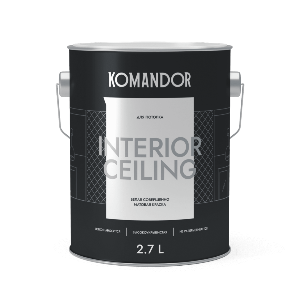Краска для потолка INTERIOR CEILING (Интериор Силинг)