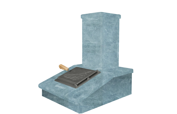 Облицовка на трубу GFS Авангард 25 М/П2 Классика кирпич Талькохлорит 115х540 2 ярус под шибер