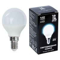 Светодиодная лампа L&B 6W 520Lm 3000K E14 E14-6,5W-3000К-G45