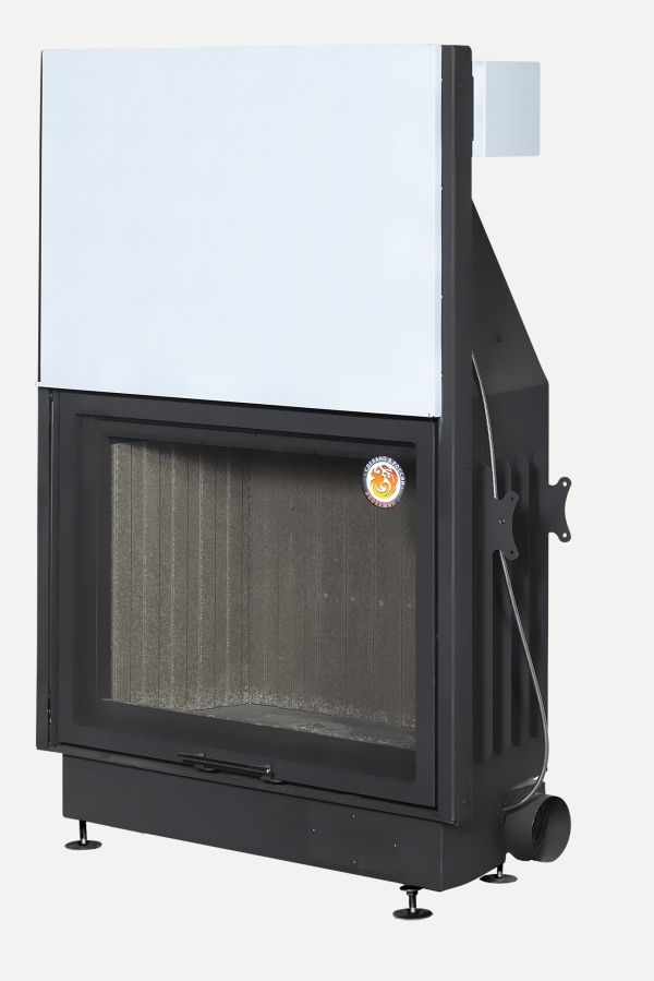 Топка каминная Вега 1200P, патрубок ф250, ЭкоКамин