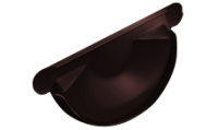 Заглушка желоба GL PU 150/100 мм металлическая (RAL 8017)