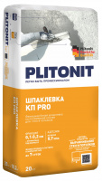 Шпаклевка финишная Plitonit Кп Pro для стен и потолков, на полимерной основе, 20 кг