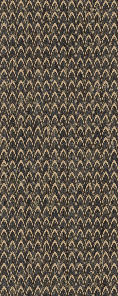 Интерьерная панель 1200x3000 Arc Stellaire Brass глянцевая CG-2.1.1/1200x3000G