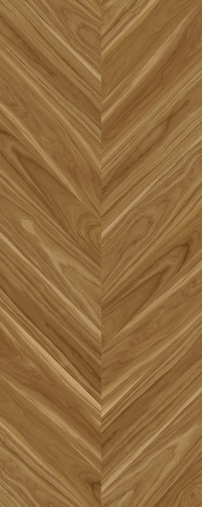Интерьерная панель 1200x2000 Chevron American Walnut Caramel матовая CG-3.3.1/1200x2000M