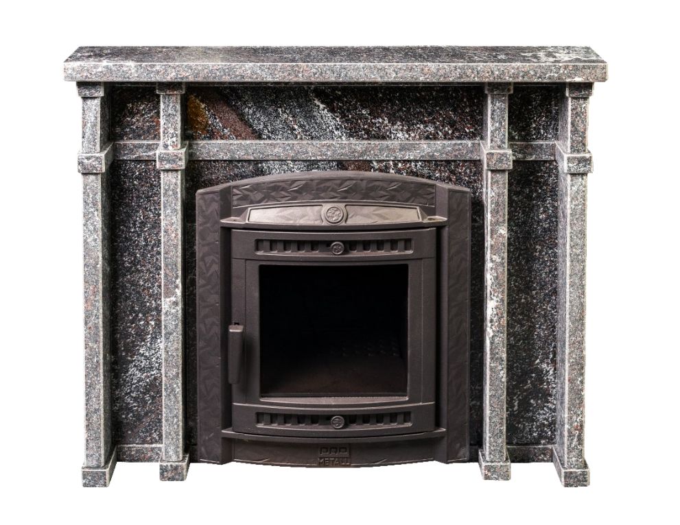 Портал для банной печи ПроМеталл Атмосфера из натурального камня Амфиболит