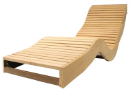 Полок анатомический левый ширина 750мм ТЕРМО Автор Бани