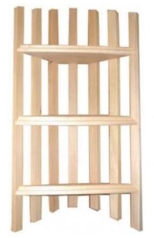 Полка угловая трехъярусная Банные штучки