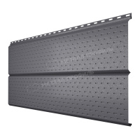 Софит МЕТАЛЛ ПРОФИЛЬ Lбрус-XL-14х335 (VALORI-20-Grey-0.5)