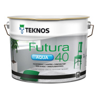 Краска по дереву и металлу FUTURA AQUA 40 (Футура Аква 40) полуглянцевая