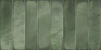 Плитка настенная Bricks Green 315x630 зеленая 8,3мм