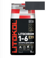 Затирка Litochrom Evo 1-6 LE.140 мокрый асфальт (5 кг)
