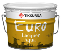 Лак интерьерный EURO LACQUER AQUA EP полуглянцевая 9л