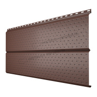 Софит МЕТАЛЛ ПРОФИЛЬ Lбрус-XL-14х335 (VikingMP-01-8017-0.45)