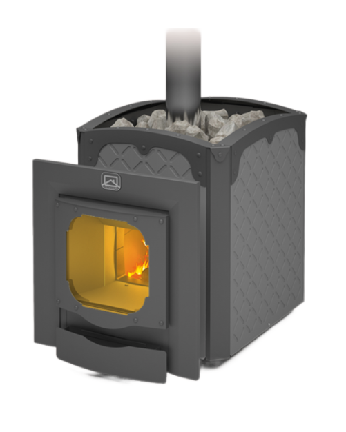 Печь для бани Теплодар БЫЛИНА-24 Ч Панорама (1.2)