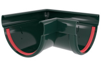 Желоб GL Дизайн 135/90 мм 3м ПВХ (Зеленый)