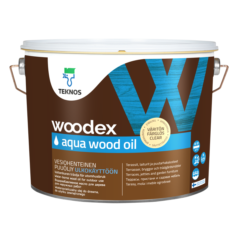 Масло для дерева Woodex Aqua Wood Oil (Вудекс Аква вуд оил)