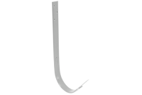 Крюк длиный GL PU 150/100 мм металлический (RAL 9003)