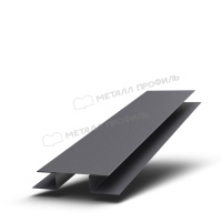Планка стыковочная сложная 75х3000 (VALORI-20-Grey-0.5)